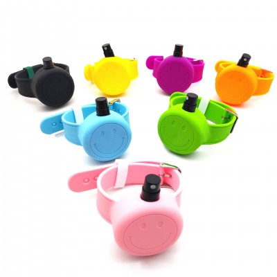 Hand Sanitizer Wristband - Silicone Refillable & Wearable Sanitizing Gel or Lotion Holder - Portable Travel Dispenser Bracelet